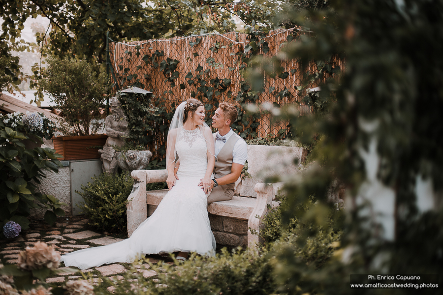 wedding photo on the amalfi coast